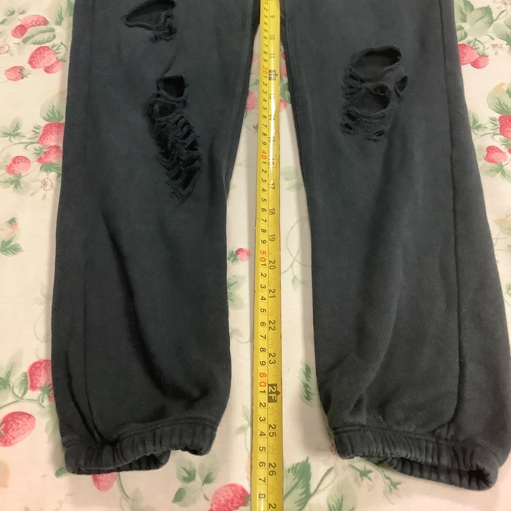NSF Sayde Distressed Sweatpants Joggers 28 x 26 Hoodie Sweatsuit - Picture 8 of 14